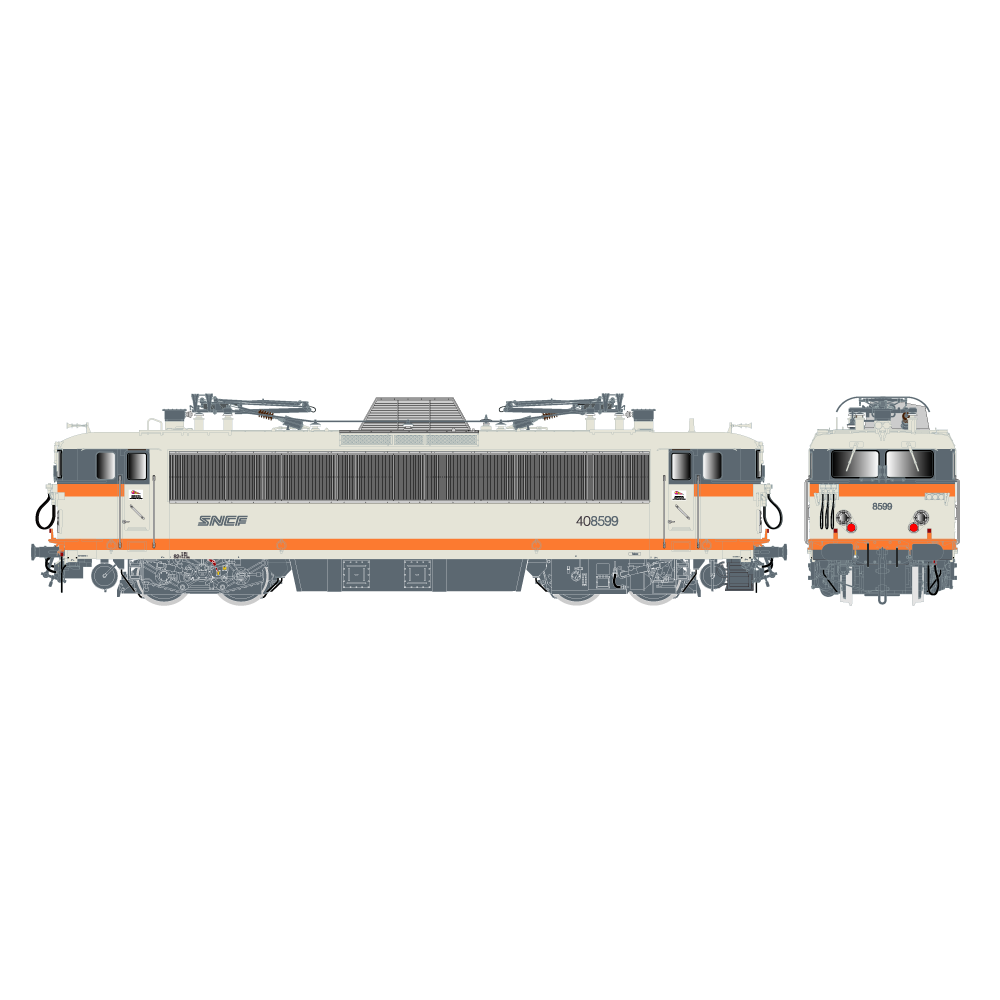 R37 HO41119DS Locomotive électrique BB 408599 KVB, SNCF, béton, logo Nouille, Toulouse, digital sonorisée Rail 37 - R37 R37_HO41 R37 HO41119DS Locomotive électrique BB 408599 KVB, SNCF, béton, logo Nouille, Toulouse, digital sonorisée Rail 37 - R37 R37_HO41