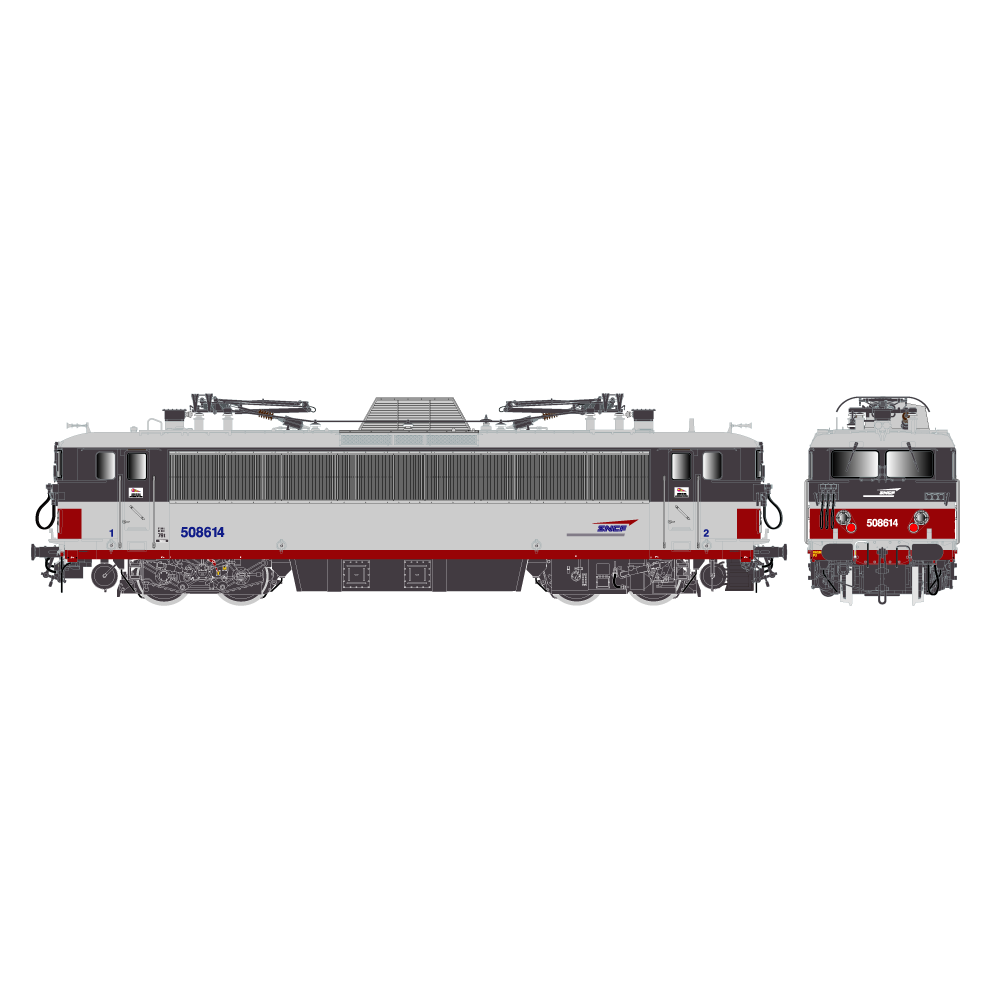 R37 HO41121DS Locomotive électrique BB 508614 KVB, SNCF, Multiservices, logo casquette, Toulouse, digital sonorisée Rail 37 - R3 R37 HO41121DS Locomotive électrique BB 508614 KVB, SNCF, Multiservices, logo casquette, Toulouse, digital sonorisée Rail 37 - R3