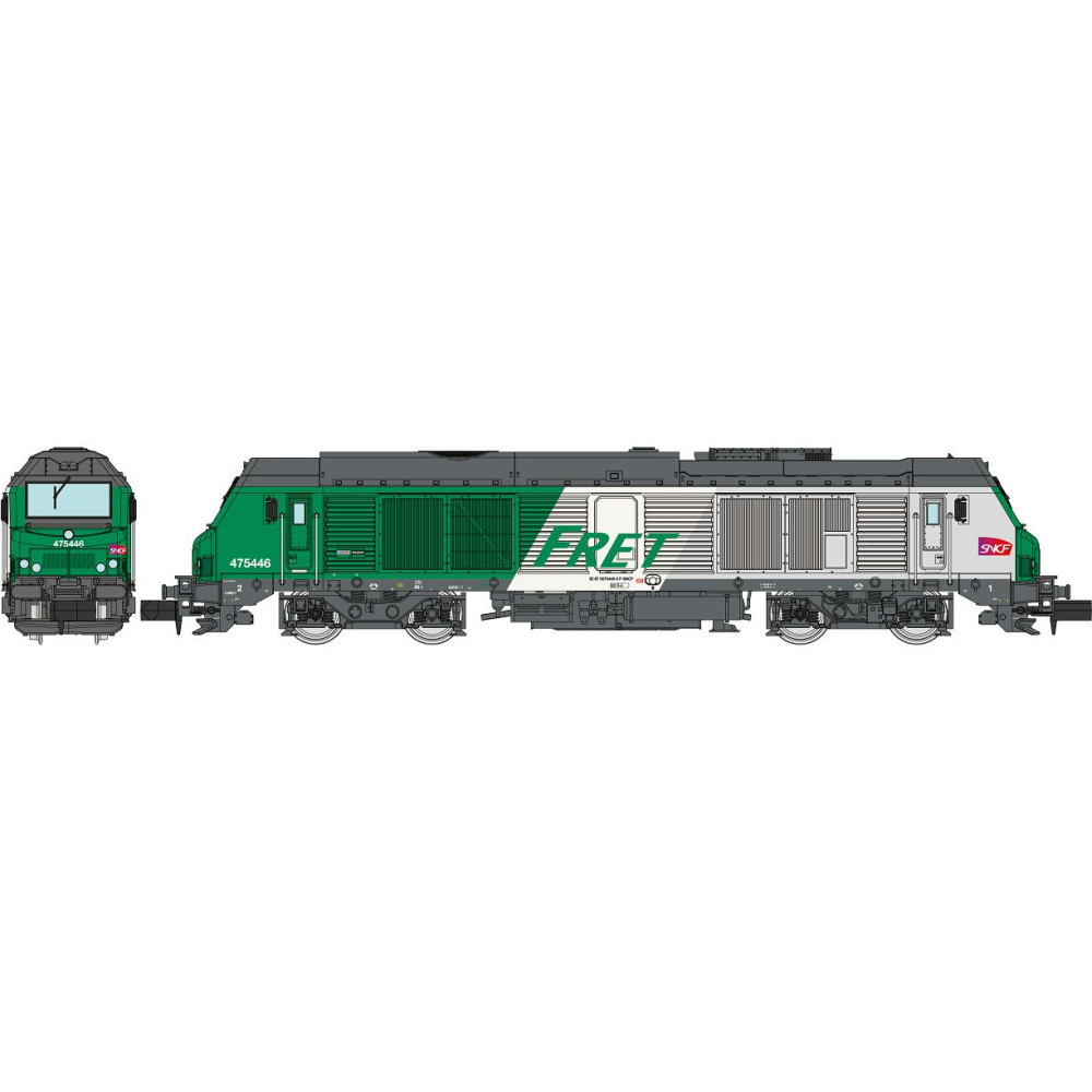 REE Modeles NW293 Locomotive Diesel BB 75446, SNCF, FRET, logo cramillon, Longueau, N - 1/160 Ree Modeles NW-293 - 1 REE Modeles NW293 Locomotive Diesel BB 75446, SNCF, FRET, logo cramillon, Longueau, N - 1/160 Ree Modeles NW-293 - 1