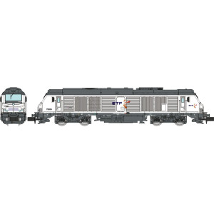 REE Modeles NW295 Locomotive Diesel BB 75024, ETF, blanche, N - 1/160 Ree Modeles NW-295 - 1
