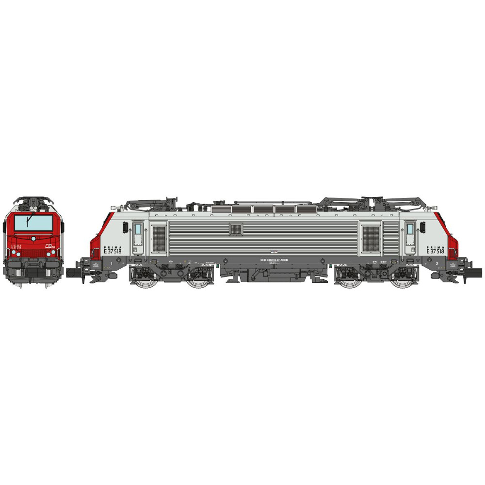 REE Modeles NW301 Locomotive électrique Prima E 37518, CB RAIL, N - 1/160 Ree Modeles NW-301 - 1 REE Modeles NW301 Locomotive électrique Prima E 37518, CB RAIL, N - 1/160 Ree Modeles NW-301 - 1