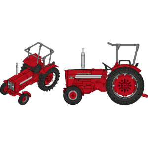 REE Modeles CB178 Tracteur Mc-Cormick INTERNATIONAL HI 624 avec arceau de sécurité Ree Modeles CB-178 - 1