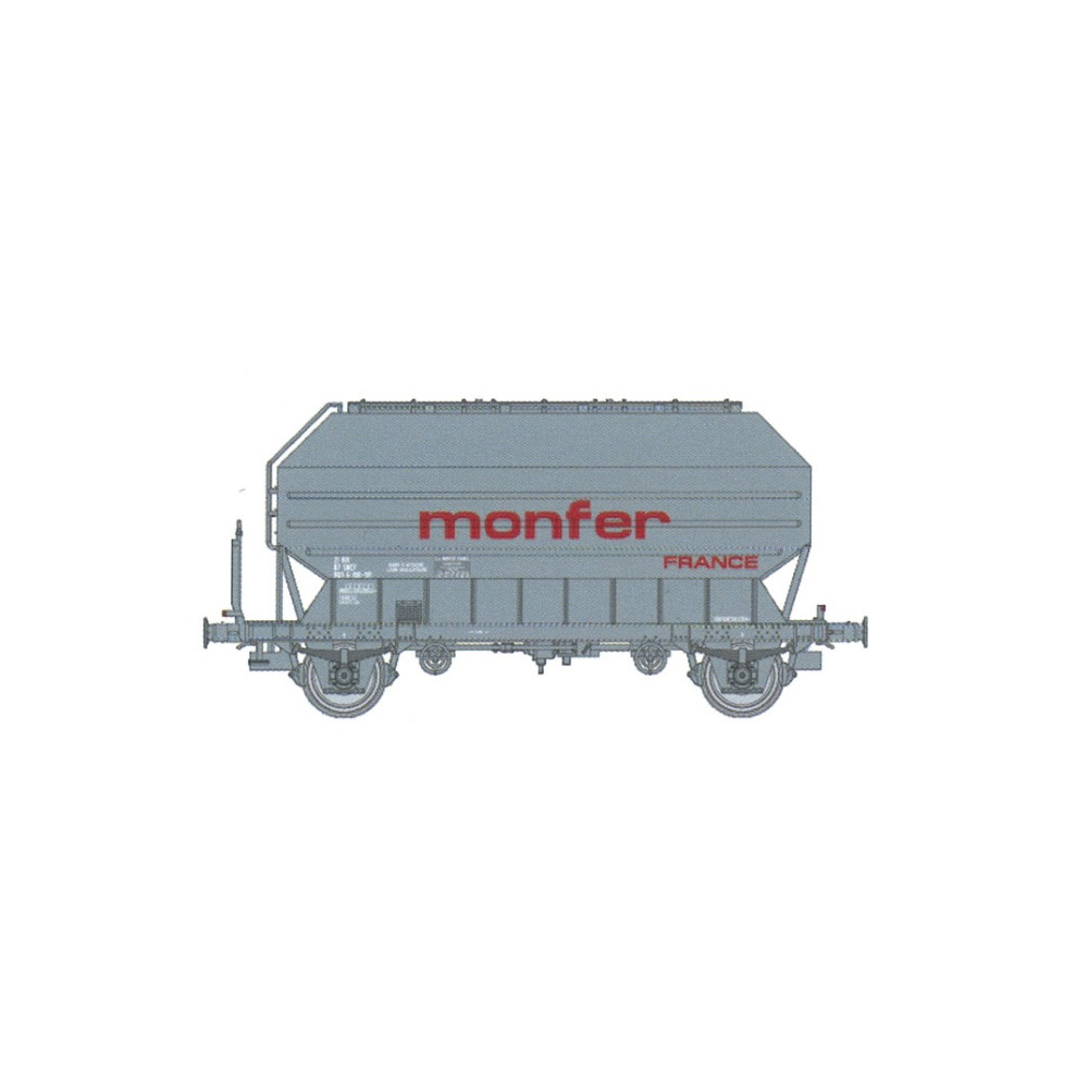 Ree Modeles WB897 Wagon céréalier FRANGECO, SNCF, Monfer, ep. IV Ree Modeles WB-897 - 1 Ree Modeles WB897 Wagon céréalier FRANGECO, SNCF, Monfer, ep. IV Ree Modeles WB-897 - 1