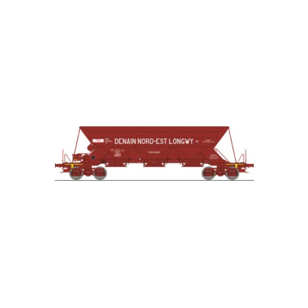 Ree modeles WB864 Wagon trémie EX Type 1, SNCF, DENAIN NORD-EST LONGWY Ree Modeles WB-864 - 1