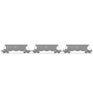 Ree Modeles WBECR-1 Set de 3 wagons trémies EX Type 1, SNCF, ECR Ree Modeles WB-ECR-1 - 1