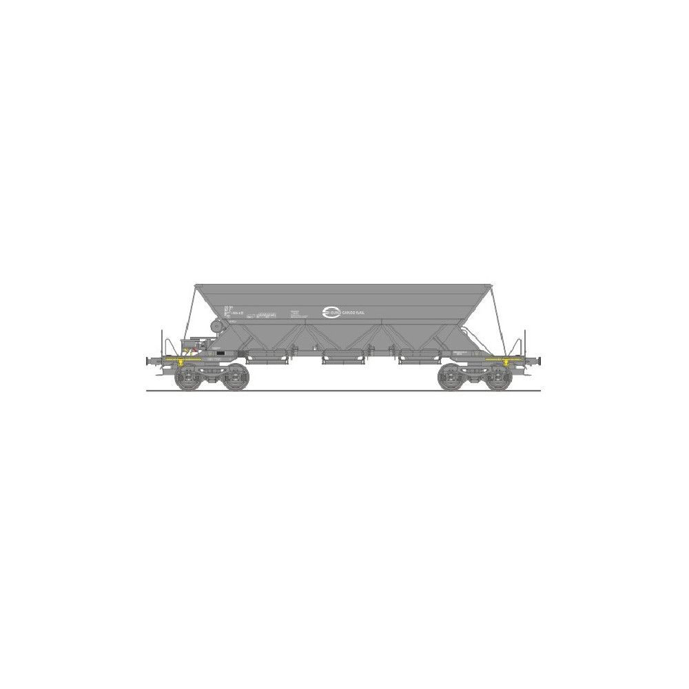Ree Modeles WBECR-2 Wagon trémie EX Type 1, SNCF, ECR Ree Modeles WB-ECR-2 - 1