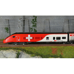 Trix 25811 Autorail TGV EC 250, RABe 501 "Giruno", 7 éléments, Suisse/Italie, CFF, digitale sonore Trix Trix_25811 - 3