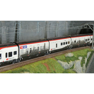 Trix 25811 Autorail TGV EC 250, RABe 501 "Giruno", 7 éléments, Suisse/Italie, CFF, digitale sonore Trix Trix_25811 - 6