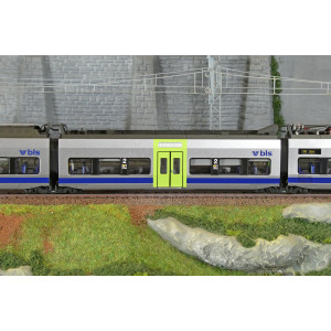 LS Models 17202DCS Automotrice électrique 3 éléments RABe 525 Nina, BLS, blanc/vert, Bern, digital sonore Ls models Lsm_17202DCS