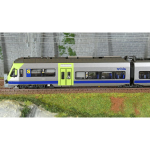 LS Models 17202DC Automotrice électrique 3 éléments RABe 525 Nina, BLS, blanc/vert, Bern Ls models Lsm_17202DC - 2