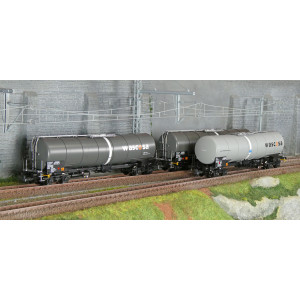 Roco 6600143 Set de 3 wagons citernes à bogies, type Zacns, Wascosa Roco Roco_6600143 - 1