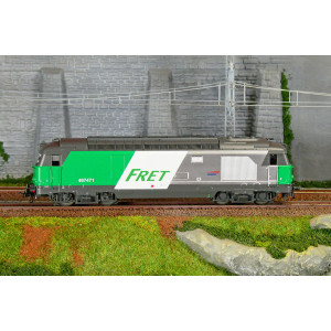Ree Modeles MB241 Locomotive diesel BB 67471, sans persienne, Livrée FRET, SNCF, dépôt Longueau Ree Modeles MB-241 - 2