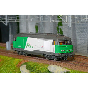 Ree Modeles MB241 Locomotive diesel BB 67471, sans persienne, Livrée FRET, SNCF, dépôt Longueau Ree Modeles MB-241 - 3