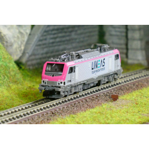 REE Modeles NW299 Locomotive électrique BB 27135M, LINEAS, gris rose, N - 1/160 Ree Modeles NW-299 - 1