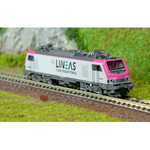REE Modeles NW299 Locomotive électrique BB 27135M, LINEAS, gris rose, N - 1/160 Ree Modeles NW-299 - 3