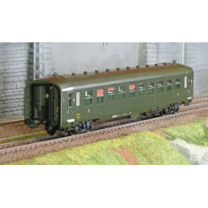 Ree Modeles VB390 Voiture voyageurs DEV AO courte, SNCF, B10 U52, vert 306, ep.III Ree Modeles VB-390 - 1