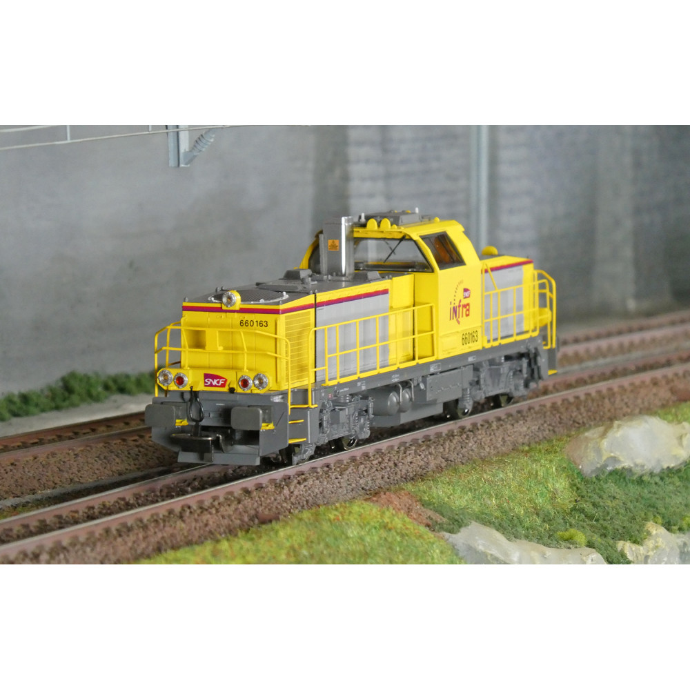 Piko 96494 Locomotive diesel BB 60163 SNCF, INFRA, digitale sonore Piko Piko_96494 - 1 Piko 96494 Locomotive diesel BB 60163 SNCF, INFRA, digitale sonore Piko Piko_96494 - 1
