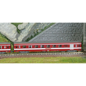 REE Modeles NW156 Set de 3 voitures UIC 2x A9 / 1x A7D, LE CAPITOLE, avec plaque, N - 1/160 Ree Modeles NW-156 - 4