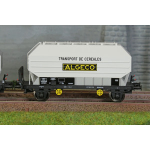 Ree Modeles WB893 Set de 2 wagons céréaliers FRANGECO, SNCF, Algeco, ep. III Ree Modeles WB-893 - 3
