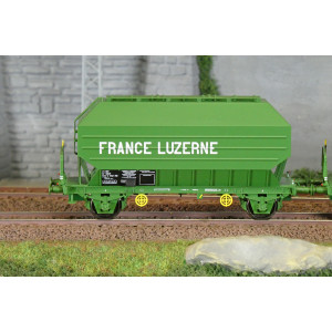 Ree Modeles WB902 Set de 2 wagons céréaliers FRANGECO, SNCF, France Luzerne, ep. IV Ree Modeles WB-902 - 2