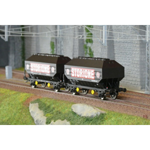 Ree Modeles WB905 Set de 2 wagons céréaliers FRANGECO, SNCF, Storione, ep. IV Ree Modeles WB-905 - 4