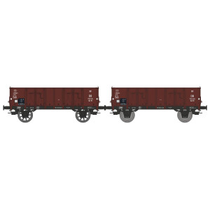 Ree Modeles WB926 Set de 2 wagons Tombereau caisse métallique, DB, ep.III Ree Modeles WB-926 - 1