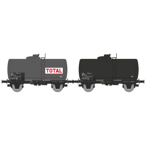 Ree modeles WB872 Set de 2 wagons citerne Pétrol, SNCF, TOTAL Ree Modeles WB-872 - 1
