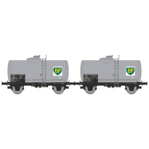 Ree modeles WB876 Set de 2 wagons citerne Pétrol, SNCF, BP Ree Modeles WB-876 - 1