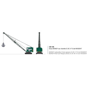 Ree Modeles CB158 Grue BONDY sur chenille G.3C n°13, NOGENT Ree Modeles CB-158 - 1