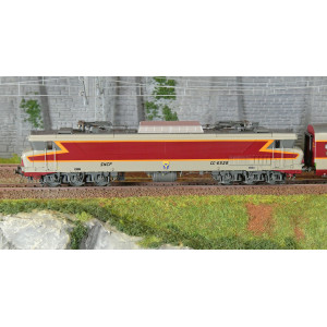Ls Models 11002 Set Grand Confort Aquitaine Locomotive CC 6529 SNCF + A4Dtux + A8tu, livrée origine, sud-ouest Ls models Lsm_110