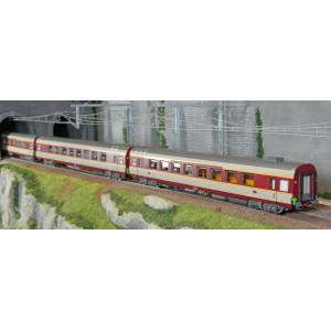 LS Models 40080DC Set de 3 voitures Grand Confort Aquitaine A3rtux + A8tu + A8u, livré origine, Sud-Ouest, éclairées Ls models L