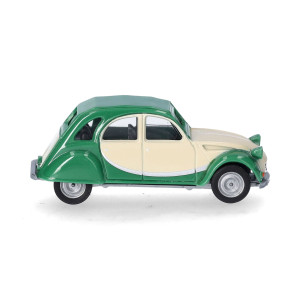 Herpa 020817-007 Voiture 2CV Charleston, vert/beige Herpa Herpa_020817-007 - 3