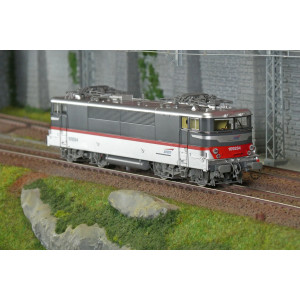Ree Modeles MB177.S Locomotive électrique BB 9284, SNCF, Multiservices, Tours Saint Pierre, sonore, panthos motorisés Ree Modele
