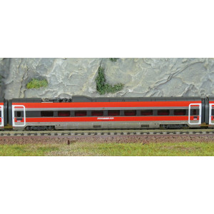 Arnold HN3514 Set de 4 complémentaires pour TGV Frecciarossa 1000, FS, N 1/160 Arnold HN3514 - 4