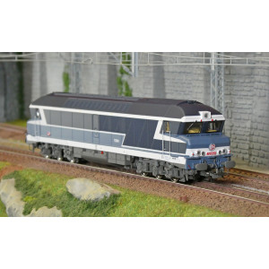 Jouef HJ2622 Locomotive diesel CC 72084, SNCF, livrée bleue, logo Carmillon Jouef HJ2622 - 3