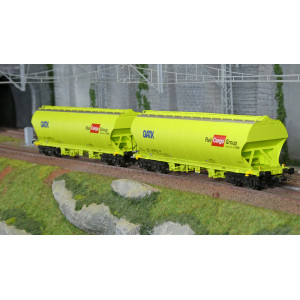 Rivarossi HR6674 Set de 2 wagons trémies à bogies, verts, GATX, RAIL CARGO GROUP Rivarossi HR6674 - 5