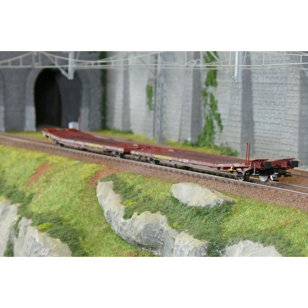 Trix 24429 Wagons plats articulés Laads 800B, Transwaggon Trix Trix_24429 - 1