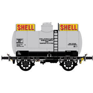 Ls Models 30457 Wagon citerne OCEM, sans passerelle, gris, SHELL, SNCF Ls models LSM_30457 - 1