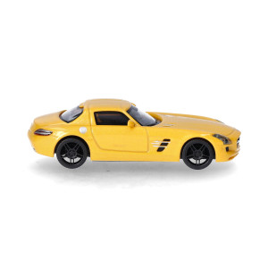 Herpa 430784-003 Voiture Mercedes-Benz SLS AMG, jaune Herpa Herpa_430784-003 - 2