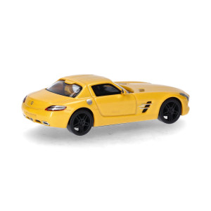 Herpa 430784-003 Voiture Mercedes-Benz SLS AMG, jaune Herpa Herpa_430784-003 - 3