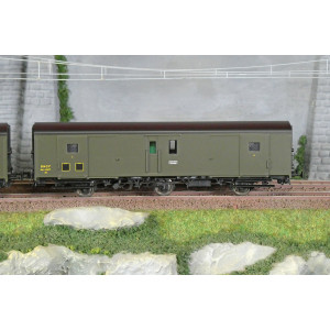 Models World 102 Set de 2 Wagons fourgons 3 essieux, PLM, Dqd2m, Vert 306, ep.IIIb, feux fin de convoi Models World MW_102 - 3