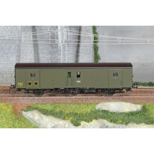 Models World 103 Wagon fourgon 3 essieux, PLM, Dqd2m, Vert 306, ep.IIIc-d, feux fin de convoi Models World MW_103 - 2