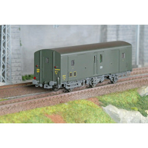Models World 105 Wagon fourgon 3 essieux, PLM, Dd2, Vert 301, ep.IIIc-d, feux fin de convoi Models World MW_105 - 1