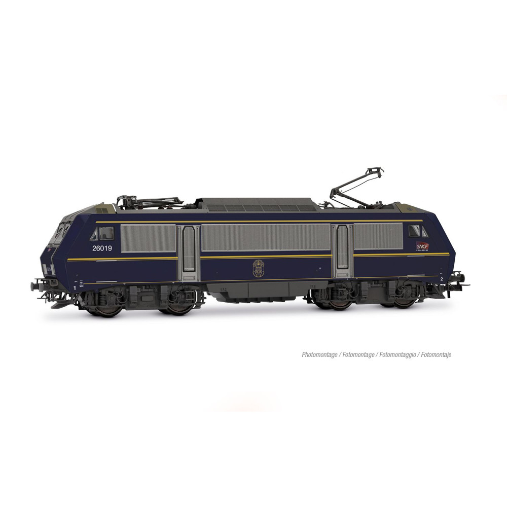 Jouef HJ2468 Locomotive électrique BB 26019, SNCF, livrée bleue Trains Spéciaux Jouef HJ2468 - 1 Jouef HJ2468 Locomotive électrique BB 26019, SNCF, livrée bleue Trains Spéciaux Jouef HJ2468 - 1
