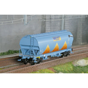 Ls Models 30593 Wagons trémie Tagnpps, bleu clair, nouveau logo Millet Ls models LSM_30593 - 1