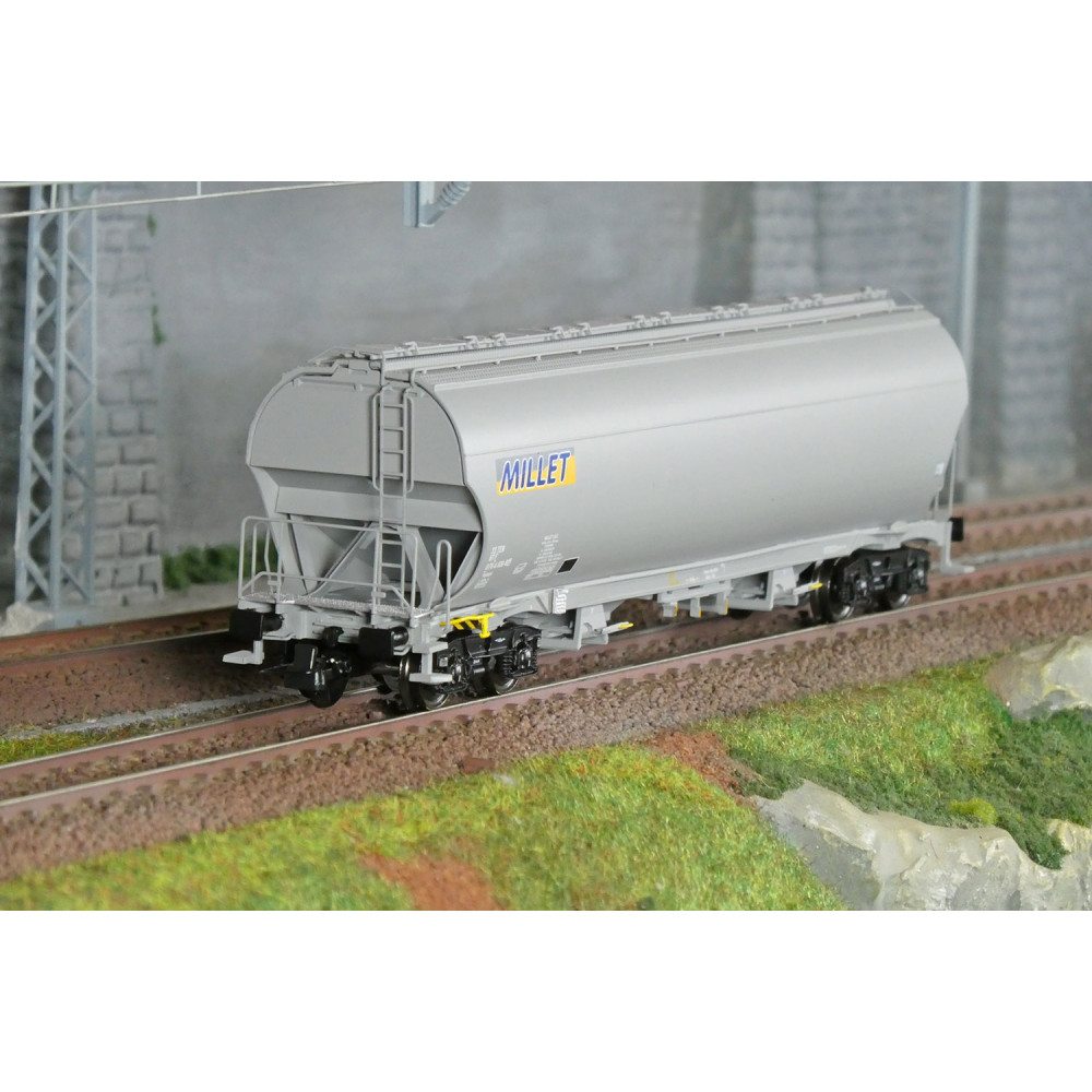 Ls Models 30595 Wagons trémie Tagnpps, gris, Millet Ls models LSM_30595 - 1 Ls Models 30595 Wagons trémie Tagnpps, gris, Millet Ls models LSM_30595 - 1