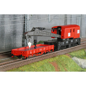 Roco 56240 Wagon grue avec wagon protecteur, DB AG Roco Roco_56240 - 1