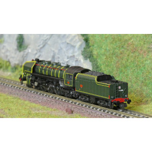 Arnold HN2545S Locomotive vapeur 141 R 460, SNCF, roues rayons et Boxpok, livrée verte, sonore Arnold HN2545S - 3 Arnold HN2545S Locomotive vapeur 141 R 460, SNCF, roues rayons et Boxpok, livrée verte, sonore Arnold HN2545S - 3