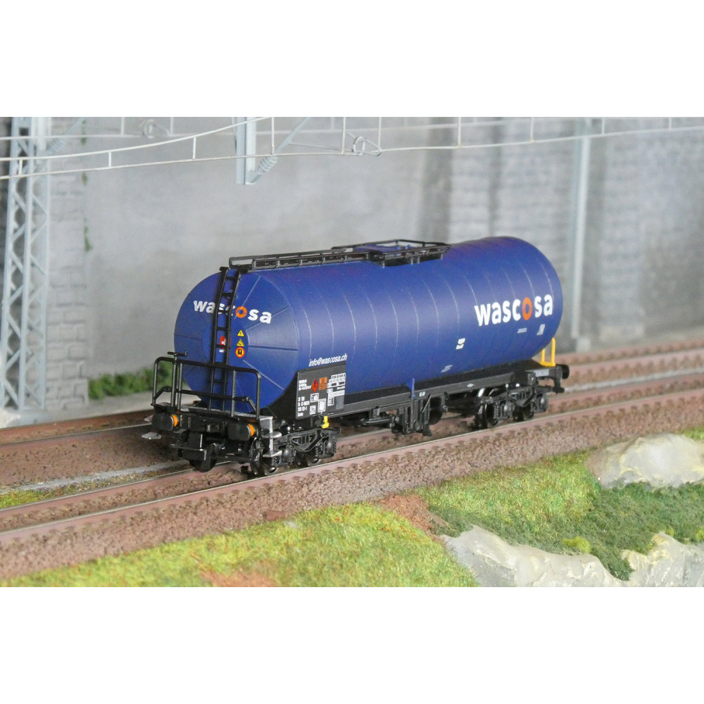 Rivarossi HR6666 Wagon citerne à bogies, livrés bleu, WASCOSA Rivarossi HR6666 - 1 Rivarossi HR6666 Wagon citerne à bogies, livrés bleu, WASCOSA Rivarossi HR6666 - 1
