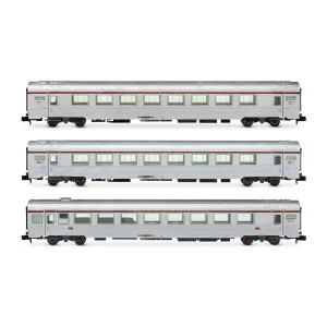 Arnold HN4498 Set de 3 voitures voyageurs Mistral 69, TEE, A3rtu + A8ux2 "Jules Verne", N - 1/160 Arnold HN4498 - 6 Arnold HN4498 Set de 3 voitures voyageurs Mistral 69, TEE, A3rtu + A8ux2 "Jules Verne", N - 1/160 Arnold HN4498 - 6